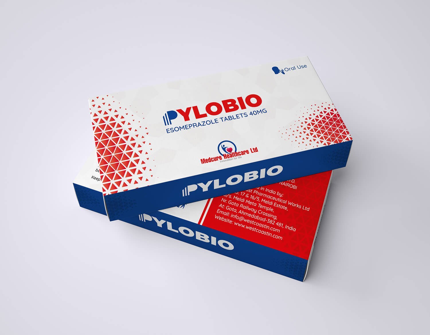 Pylobio Tablets Box Packaging Design