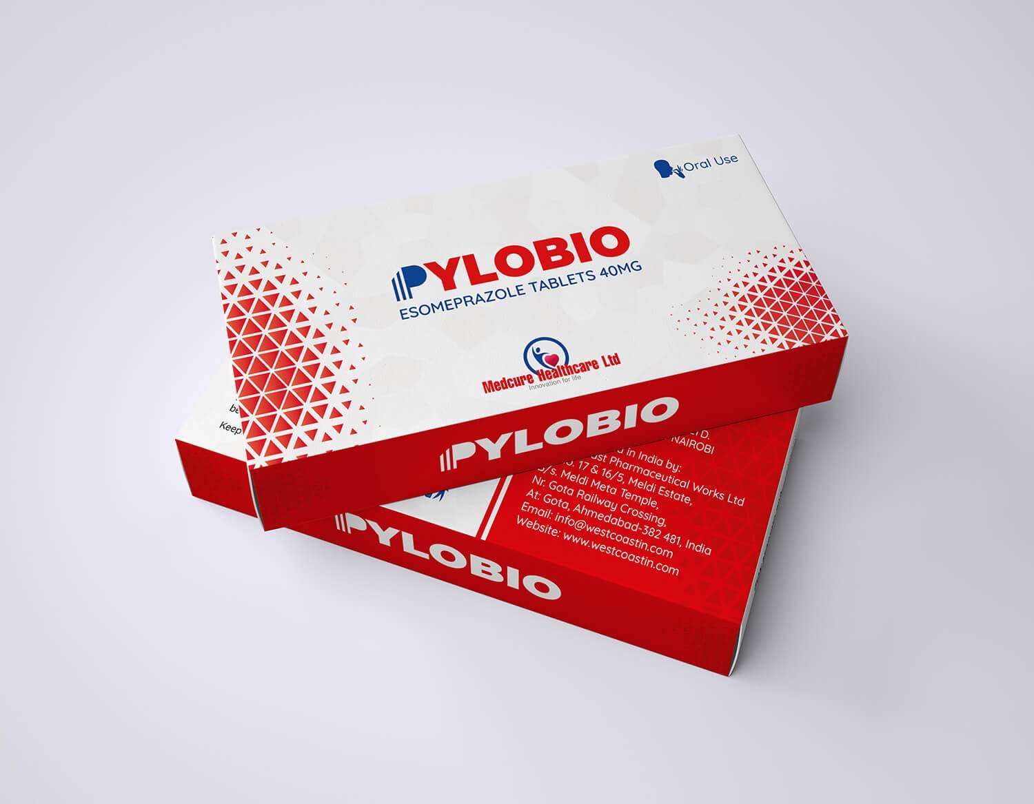 Pylobio Tablets Box Packaging Design