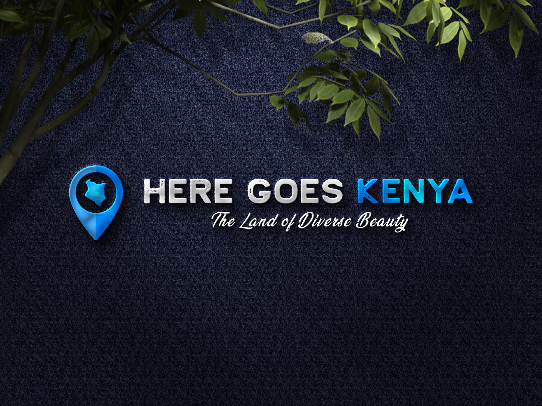 Here Goes Kenya Logo Design