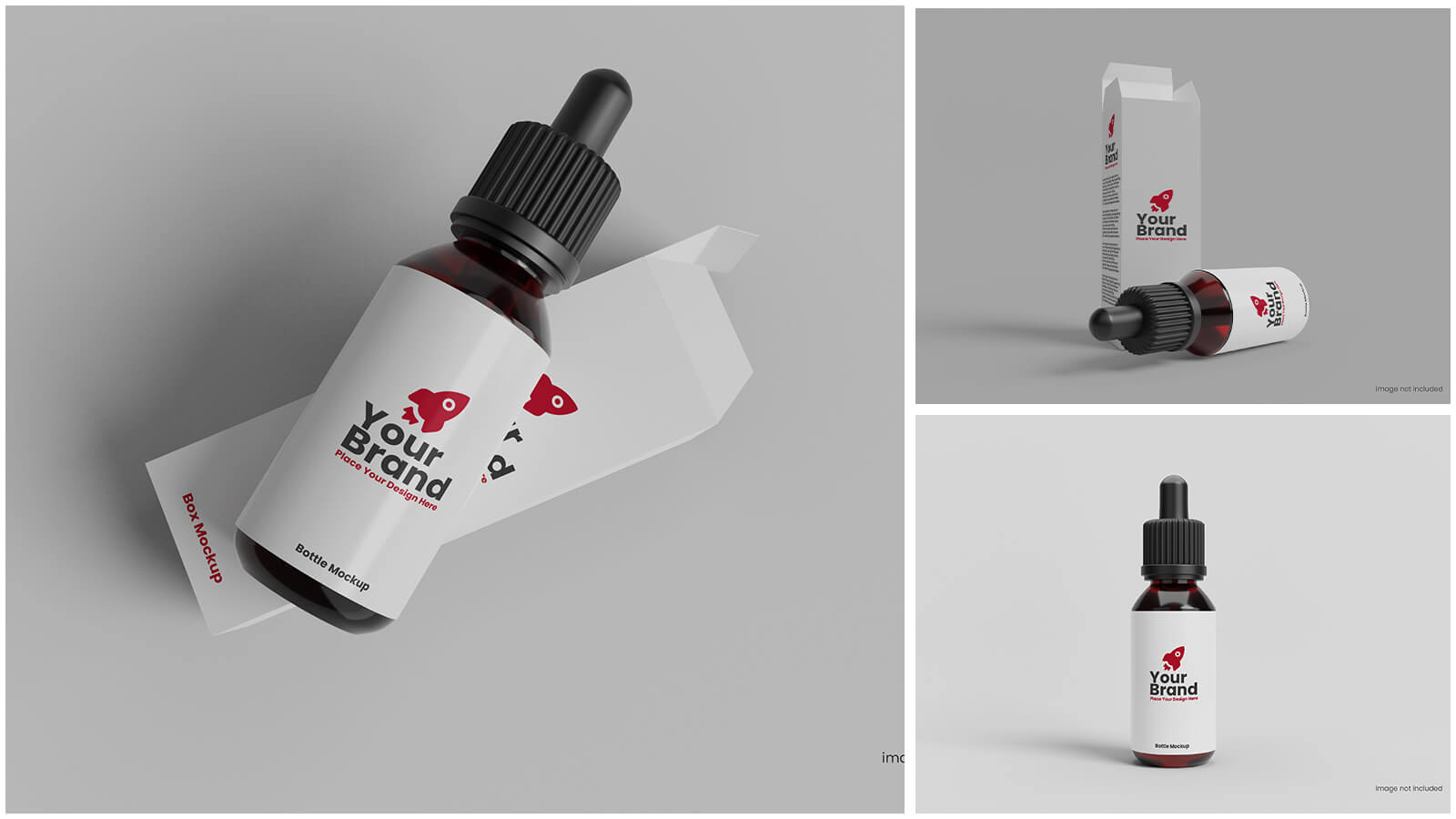 High-Quality Free and Paid Dropper Bottle Mockups