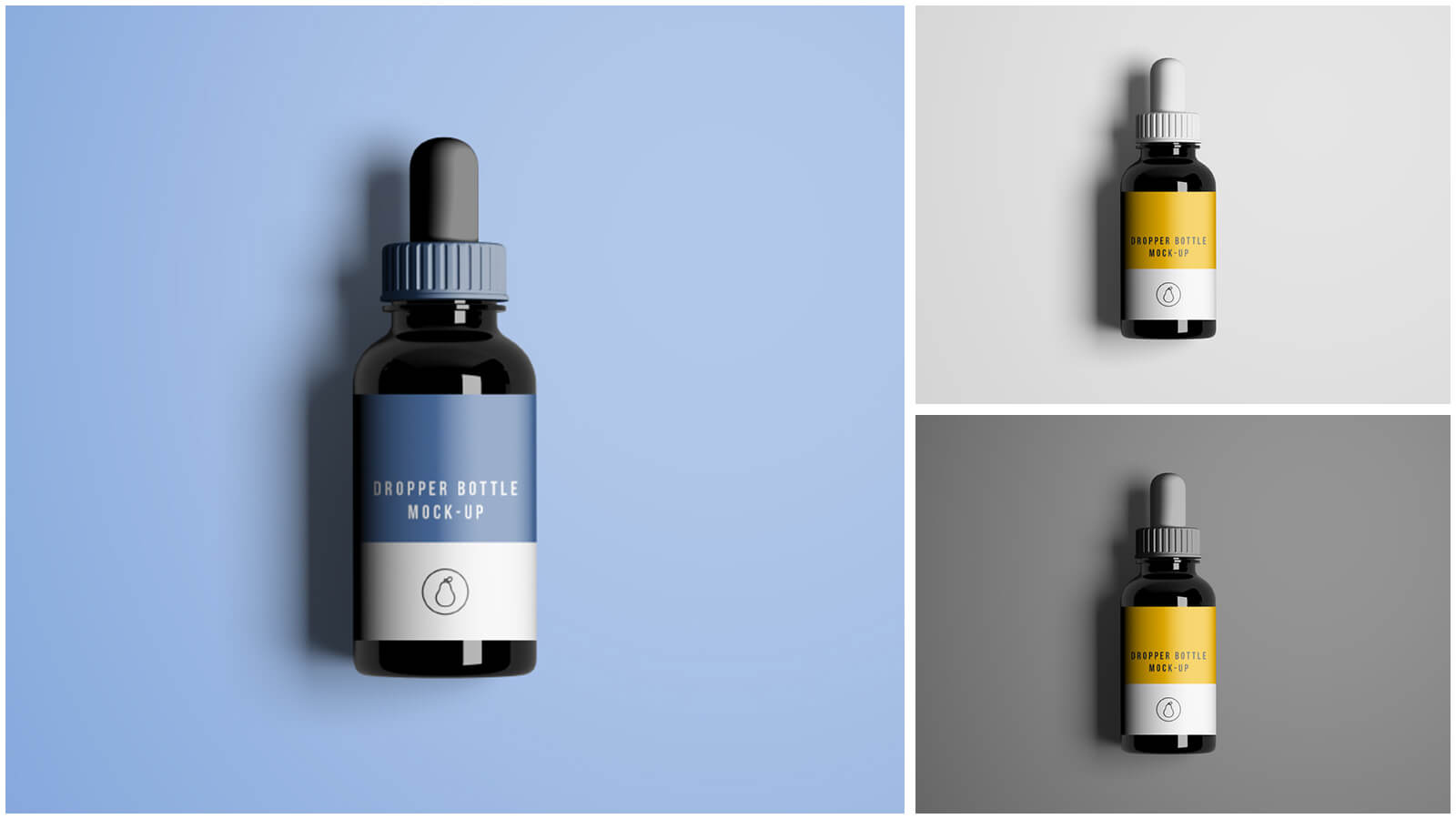 Free Dropper Bottle Mockup 1