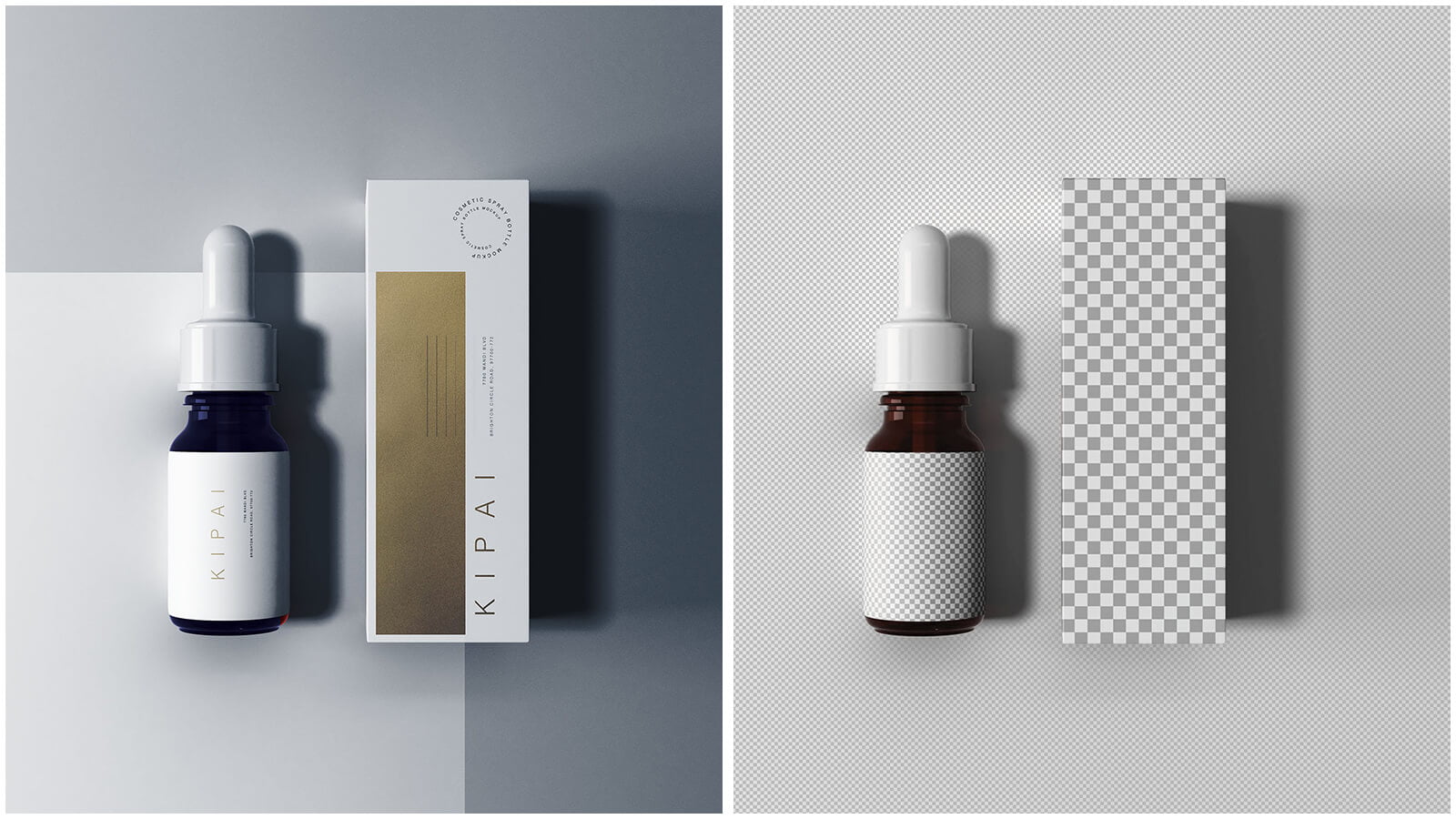 Minimal Dropper Packaging Mockup