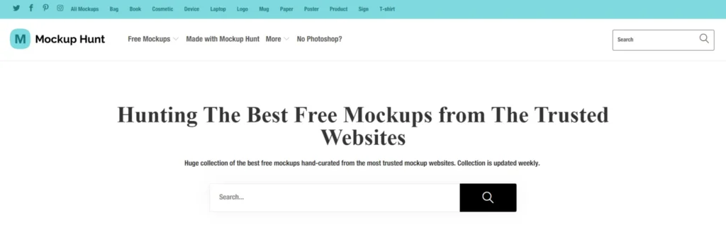 Mockup Hunt - Free Mockup Websites for Designers