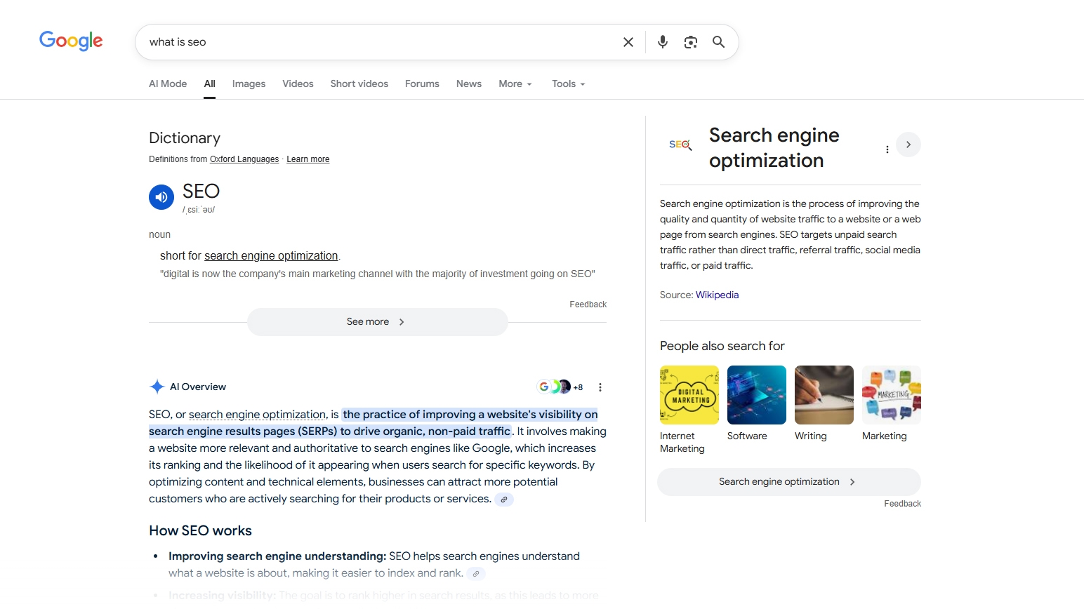 What is 10 Blue Links in SEO