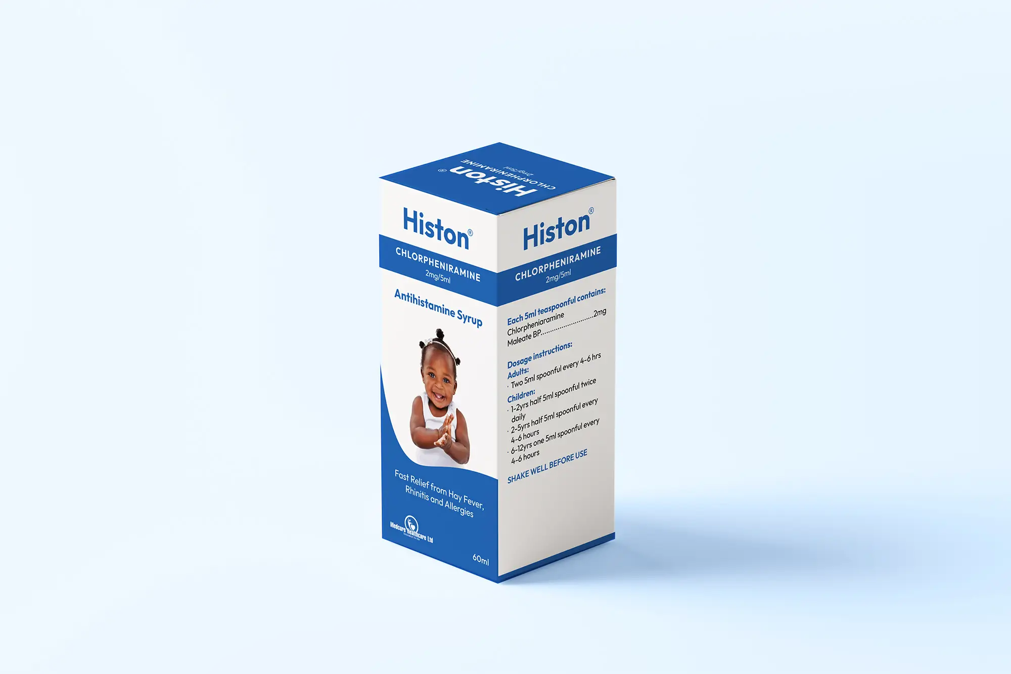 Histon Syrup Box and Label Design